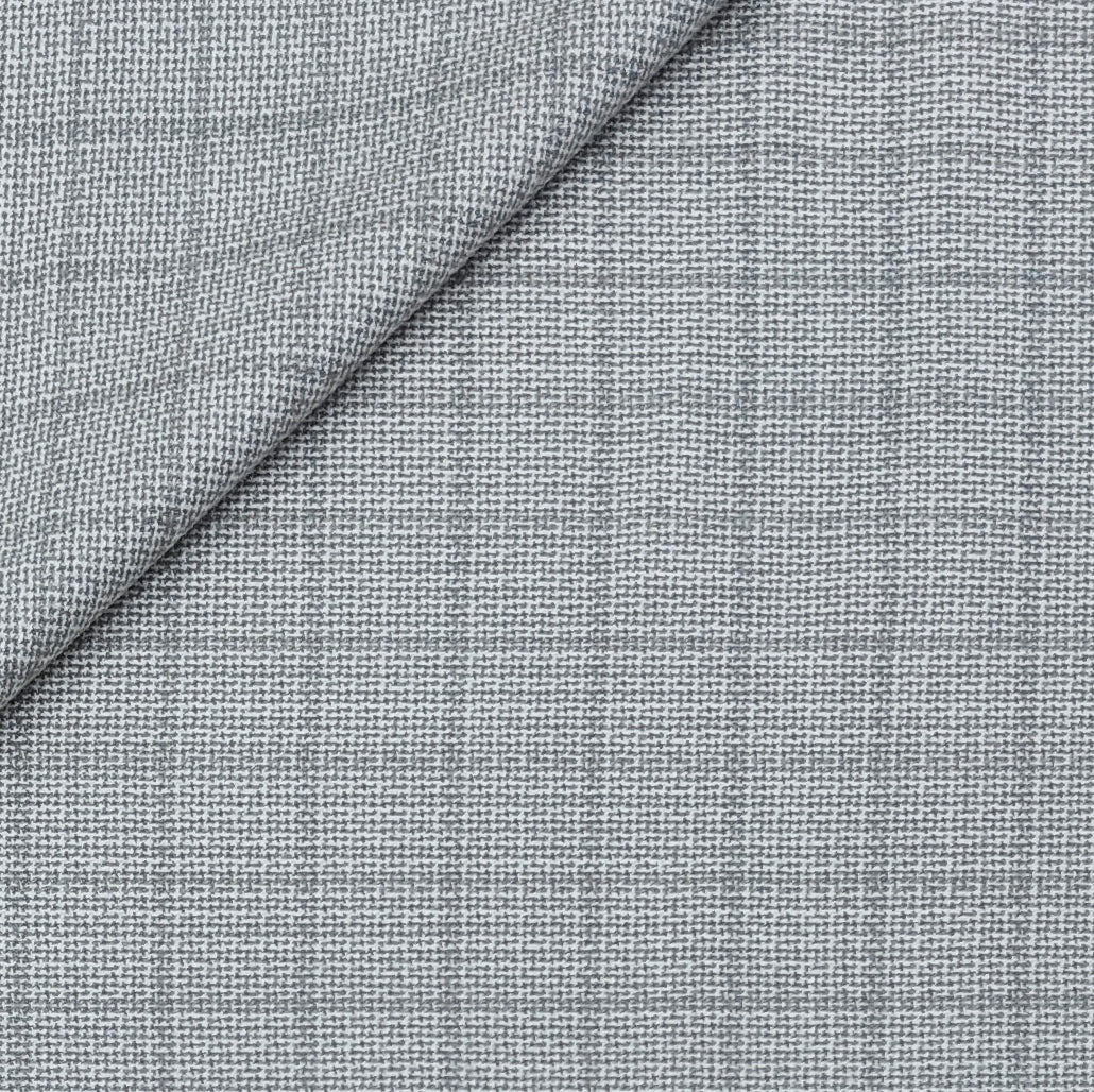 Warm Shirt Fabric Ocm Tartan Check Colour Light Grey
